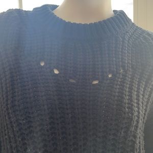 Black acrylic sweater
